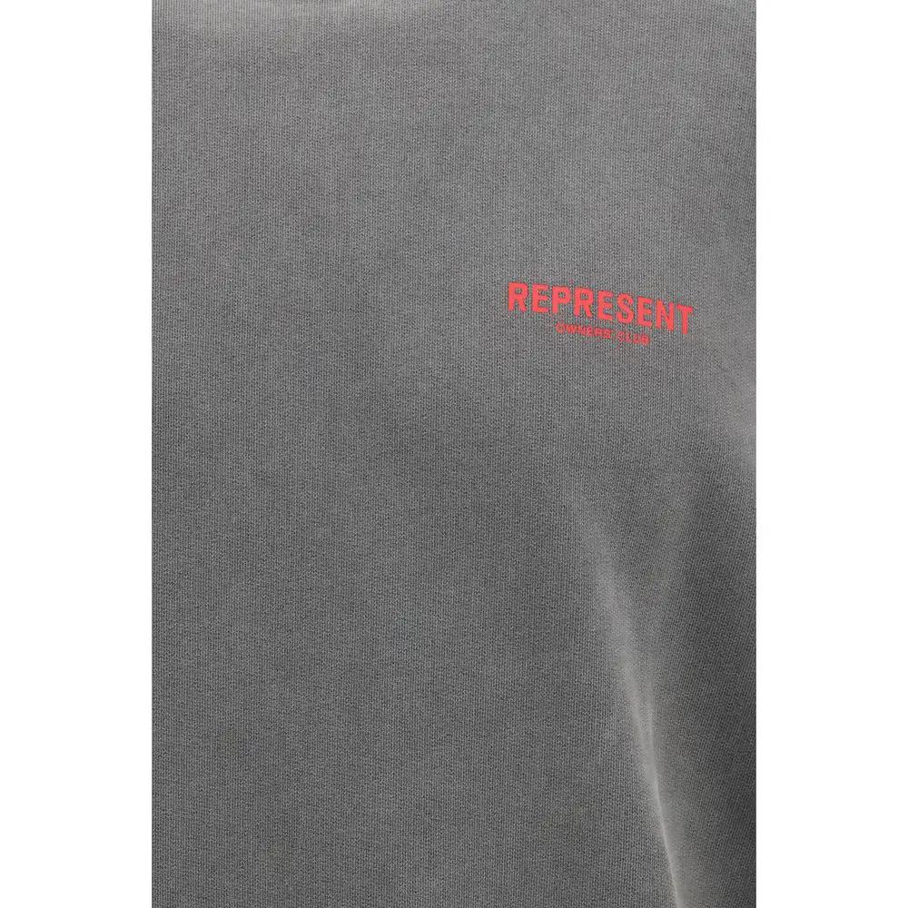 Represent Gray Cotton Sweatshirt