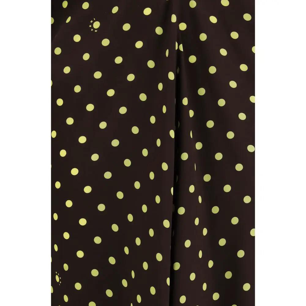 Robe décontractée Marni en soie marron