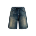 Amiri Blue Cotton Bermuda Shorts
