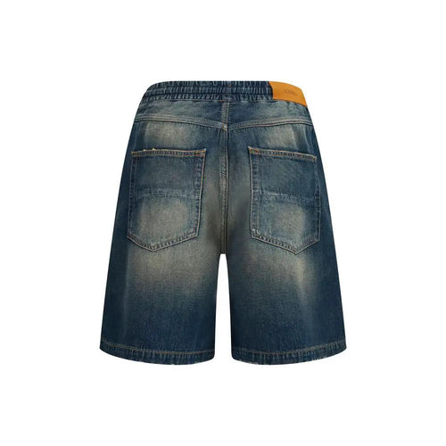 Shorts bermuda en coton bleu Amiri