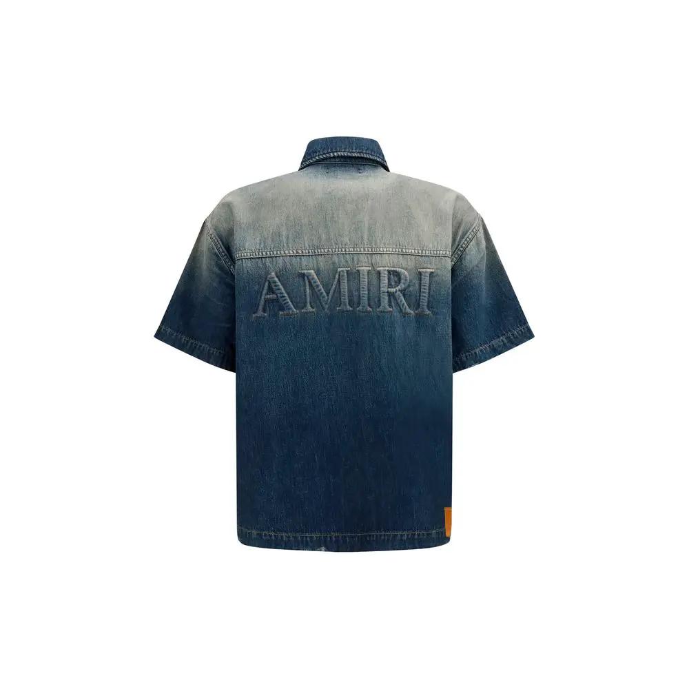 Amiri Blue Denim Shirt