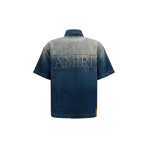 Chemise en jean bleue Amiri