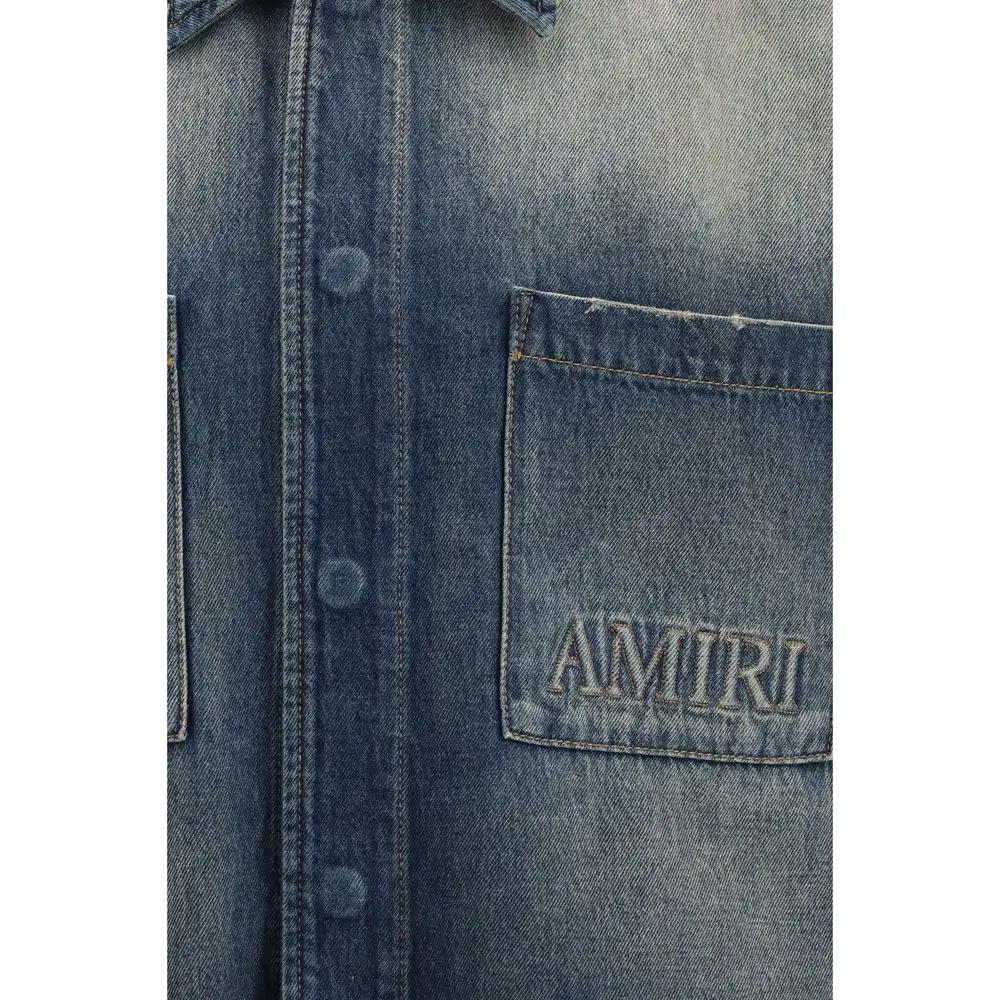 Amiri Blue Denim Shirt