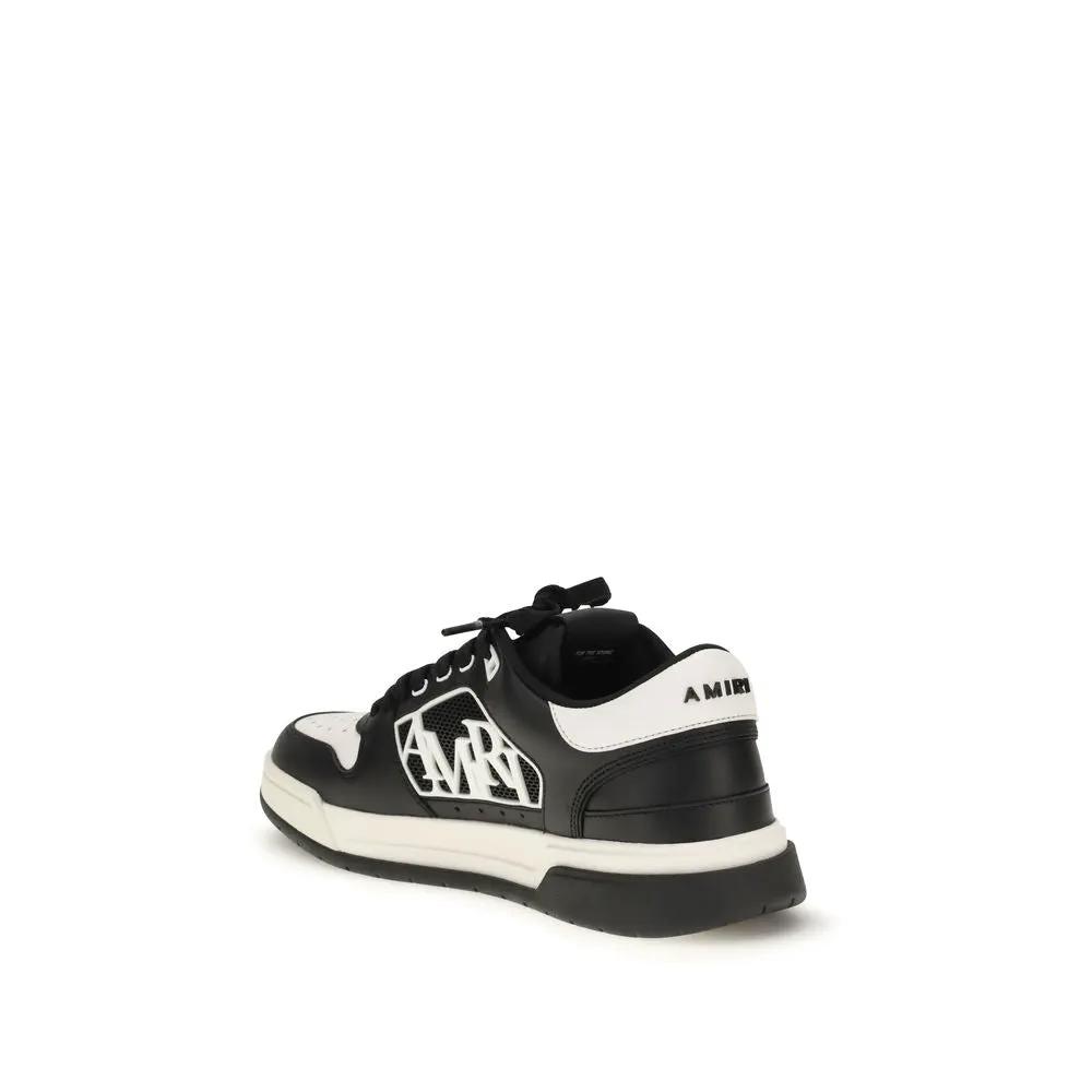 Baskets basses Amiri Bos Taurus en cuir de veau noir