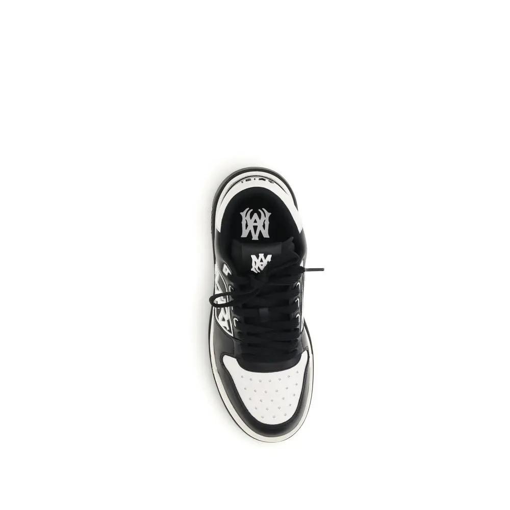 Baskets basses Amiri Bos Taurus en cuir de veau noir