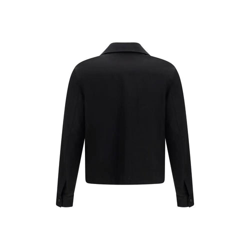 Amiri Black Cotton Full-Length Jacket
