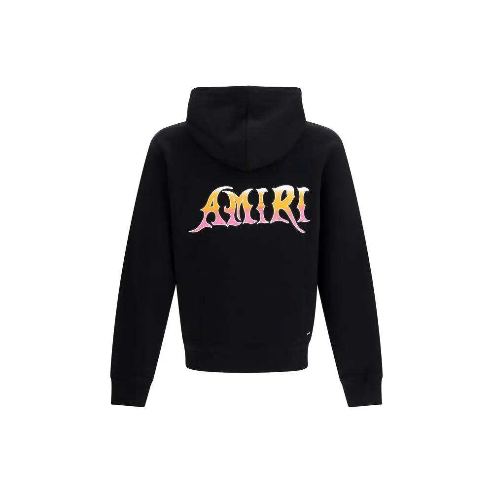Sweat-shirt en coton noir Amiri