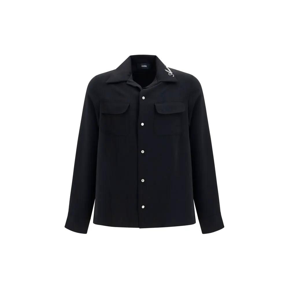 Amiri Black Polyester Shirt