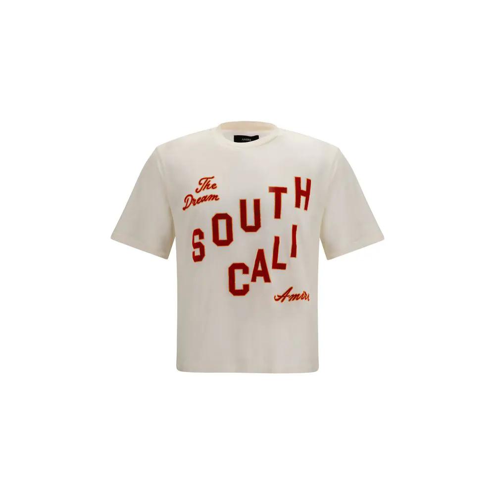 T-shirt en coton beige Amiri