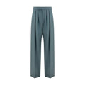 Pantalon de costume Chloé Bicolor en laine Oves Aries