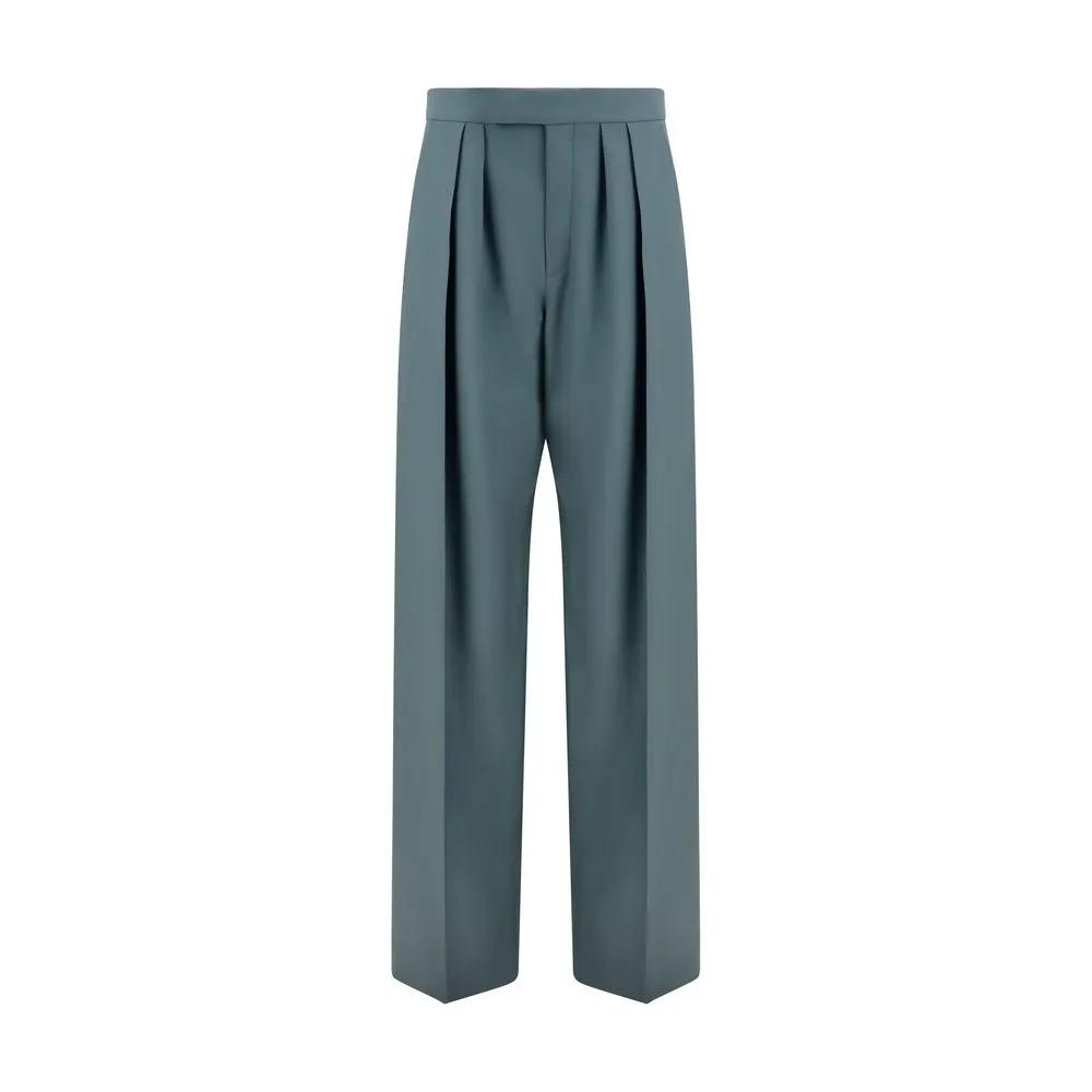 Pantalon de costume Chloé Bicolor en laine Oves Aries