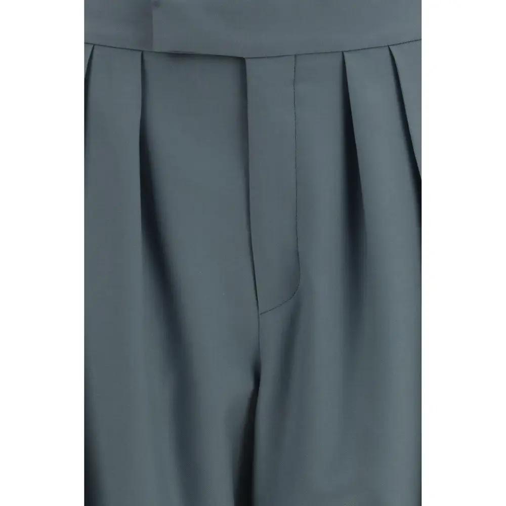Pantalon de costume Chloé Bicolor en laine Oves Aries