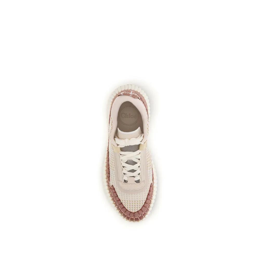 Baskets Chunky en Nylon Beige Chloé
