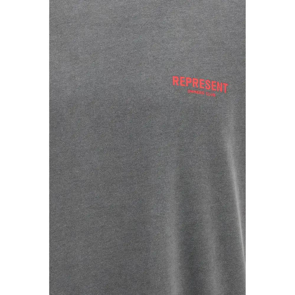 T-shirt en coton gris Represent