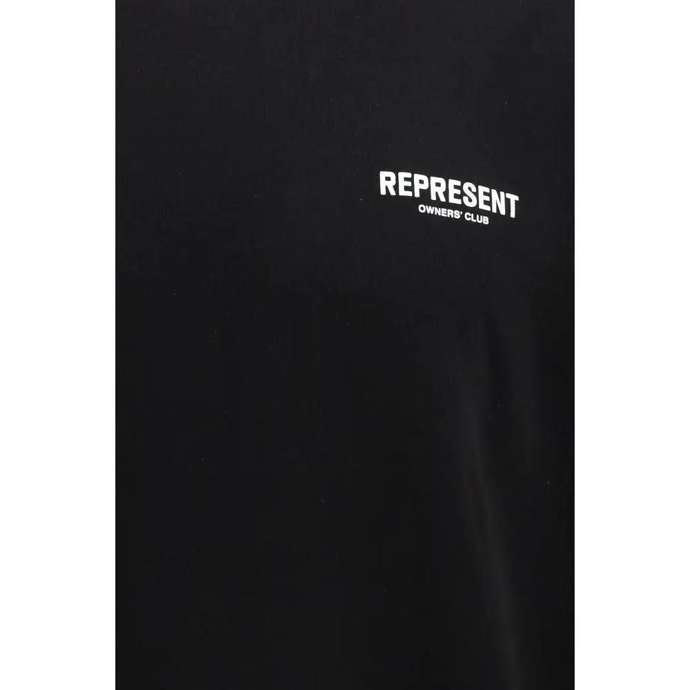 Represent Black Cotton Sweatshirt