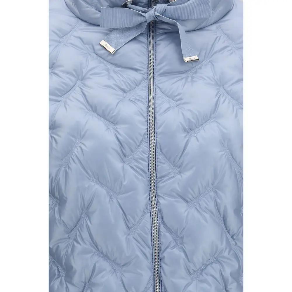 Herno Blue Polyester Full-Length Jacket
