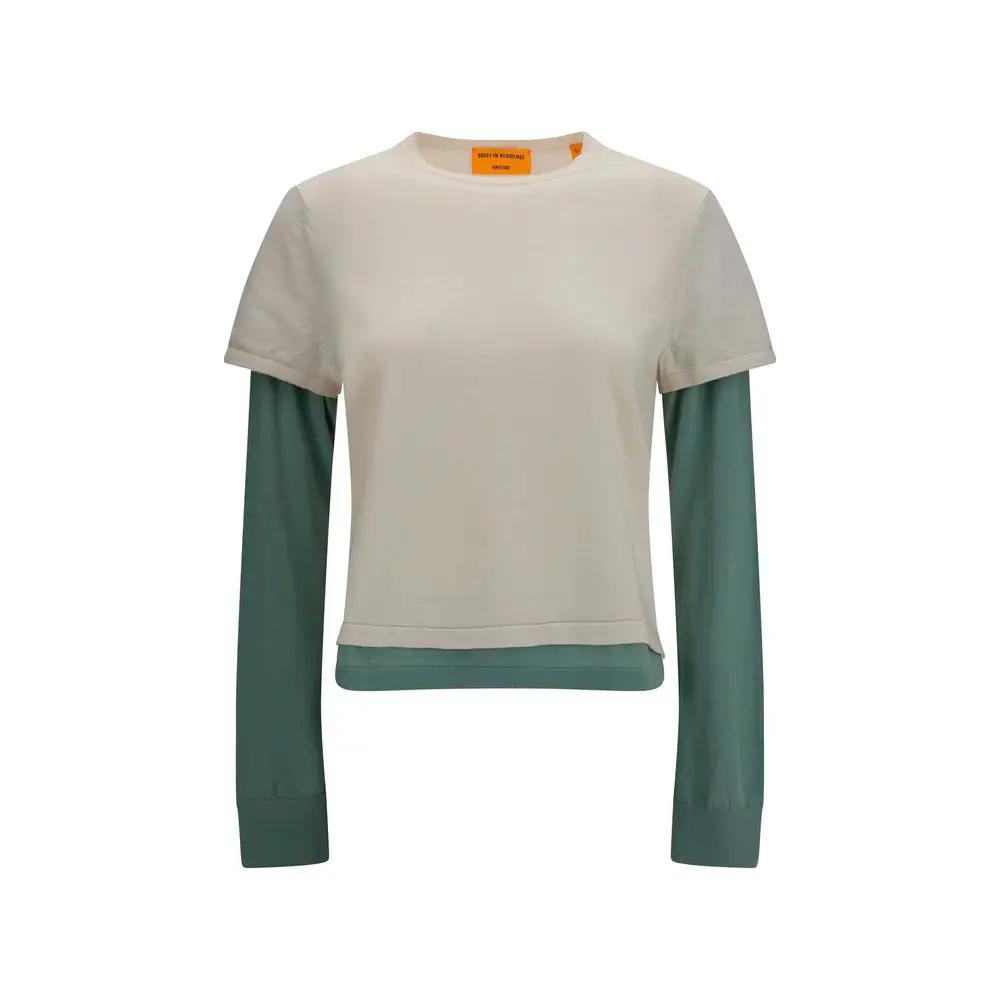 Guest in Residence Beige Cotton Sweatshirt