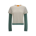 Guest in Residence Beige Cotton Sweatshirt