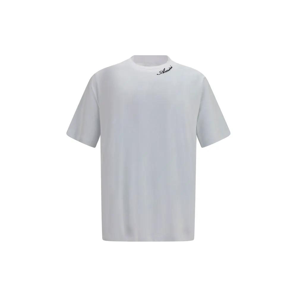 T-shirt en coton blanc Amiri