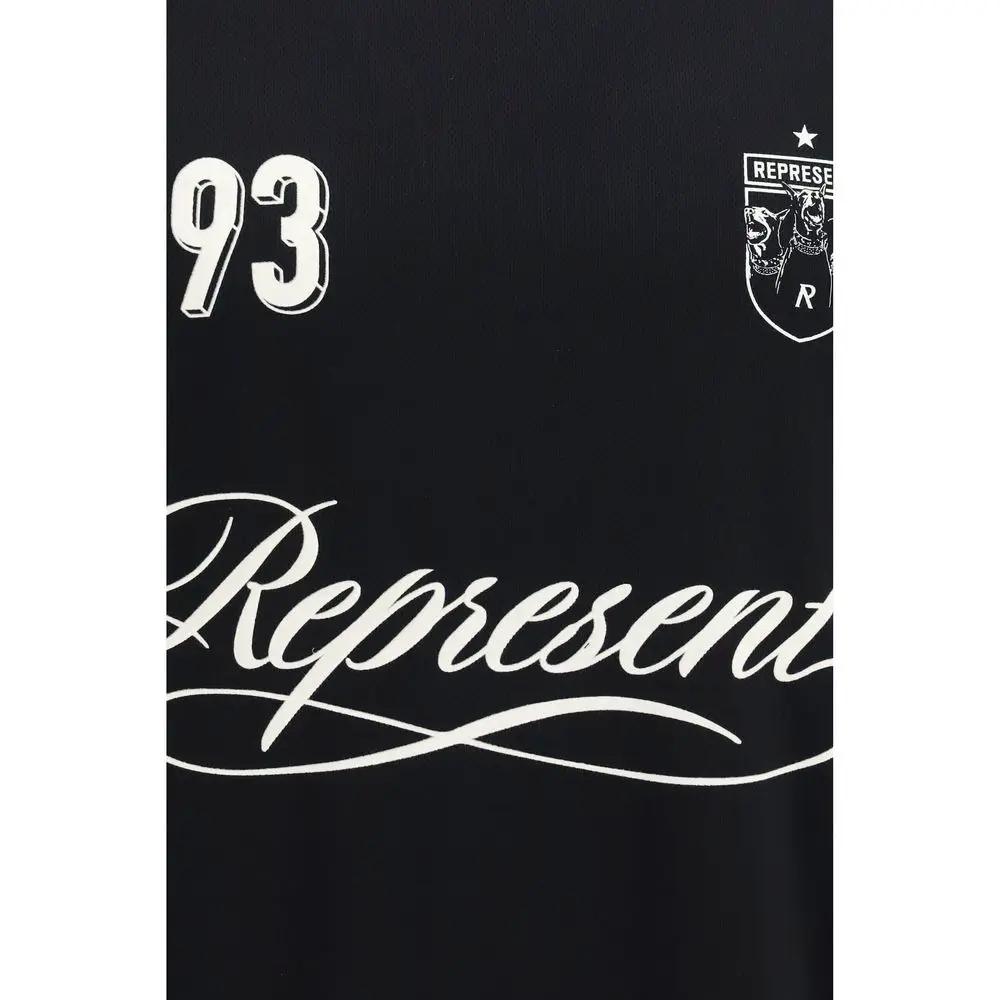 Represent Black Polyester T-Shirt