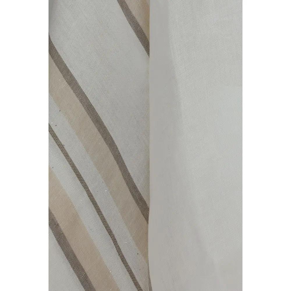 Poncho en lin beige Brunello Cucinelli