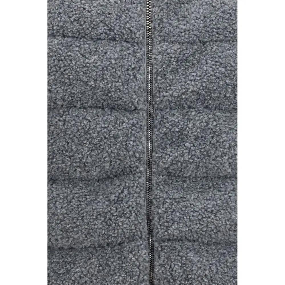 Herno Gray Polyester Sleeveless Jacket