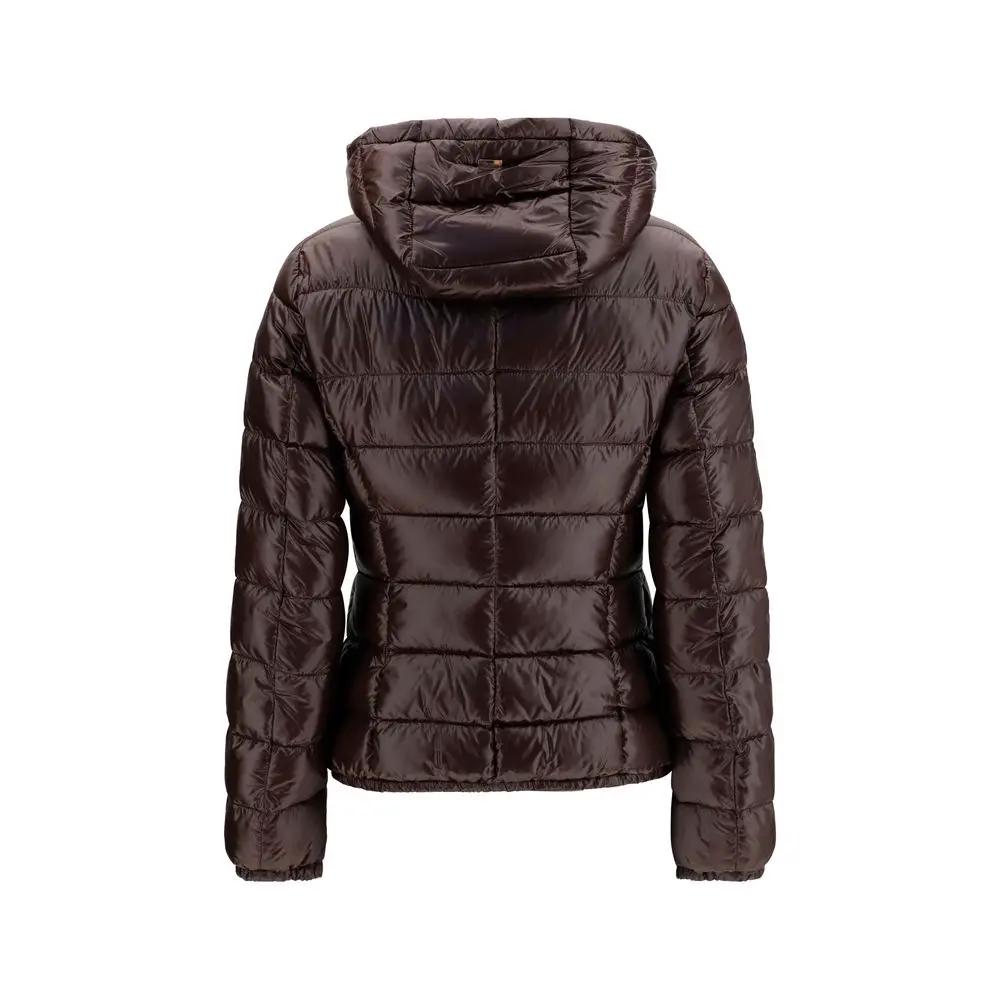 Herno Brown Polyamide Full-Length Jacket
