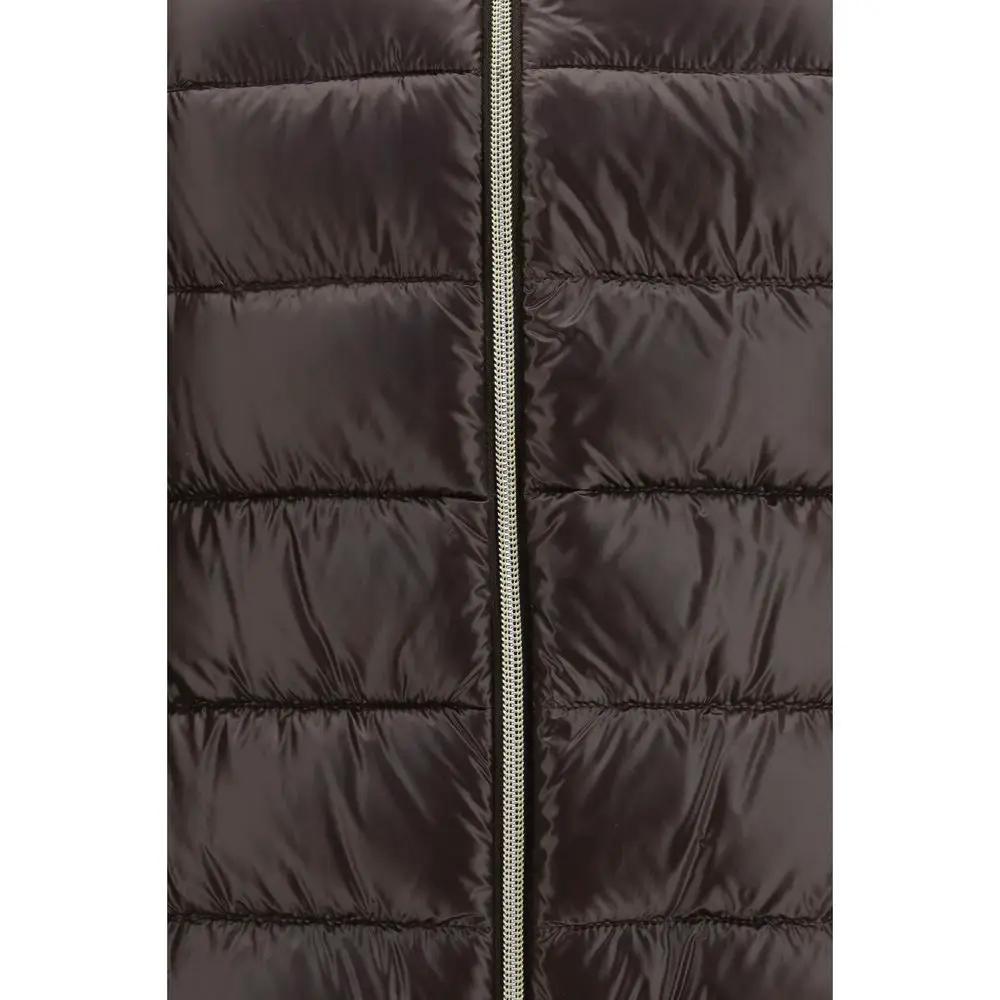 Herno Brown Polyamide Full-Length Jacket