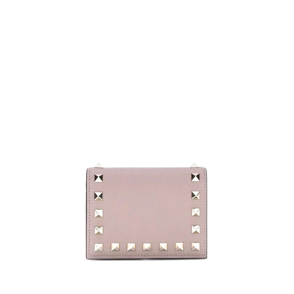 Portefeuille Valentino Garavani Bos Taurus en cuir de veau multicolore