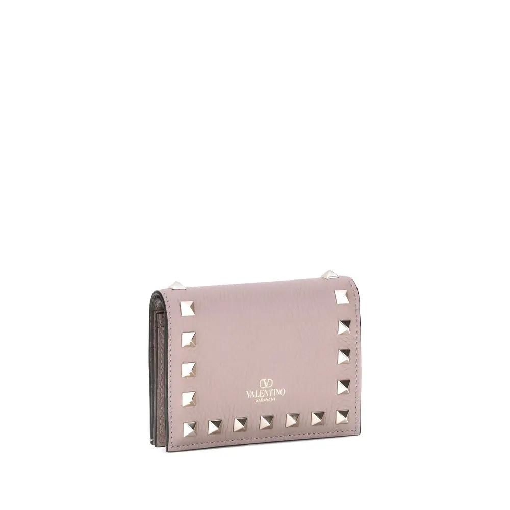 Portefeuille Valentino Garavani Bos Taurus en cuir de veau multicolore