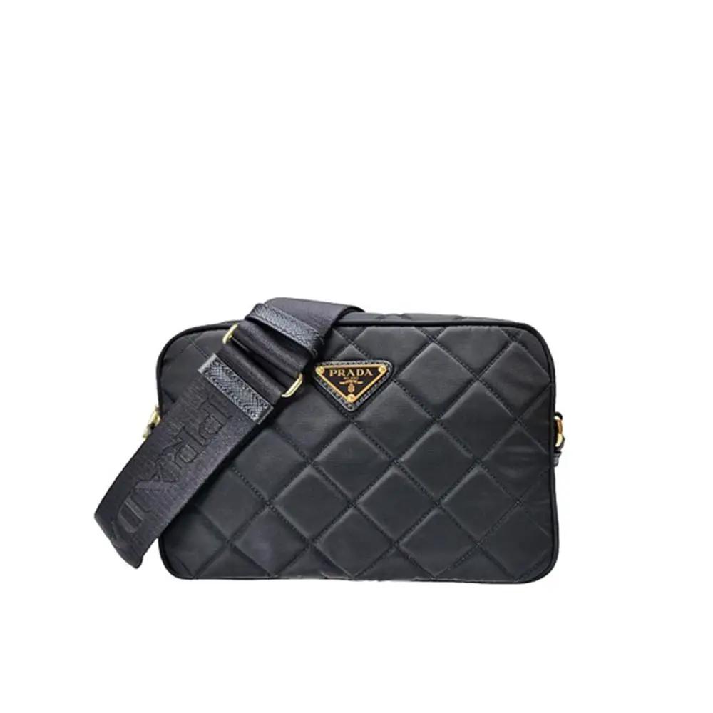 Sac bandoulière Prada en nylon noir