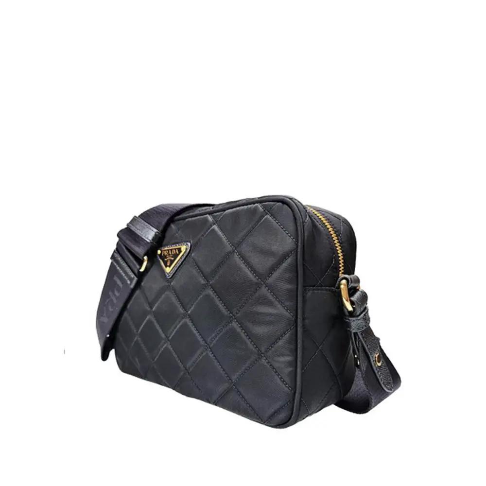 Sac bandoulière Prada en nylon noir