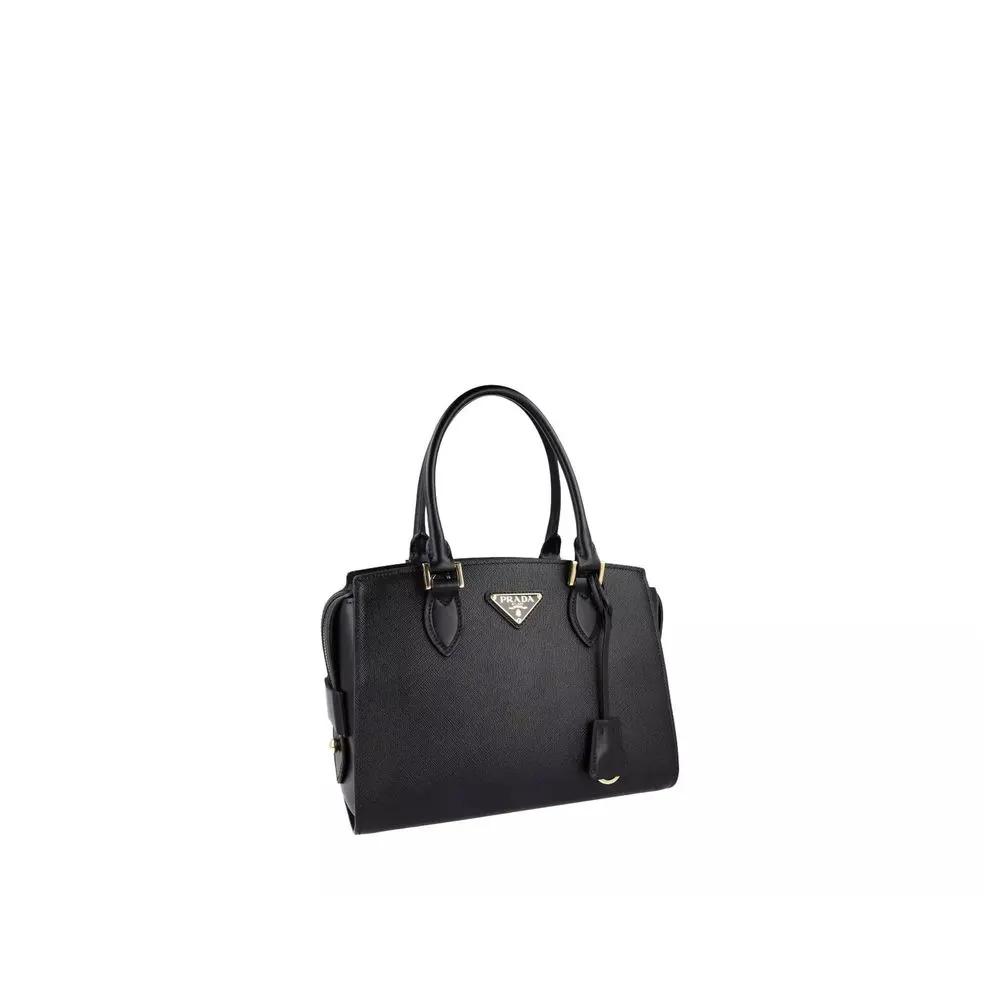 Sac à main Prada en veau noir