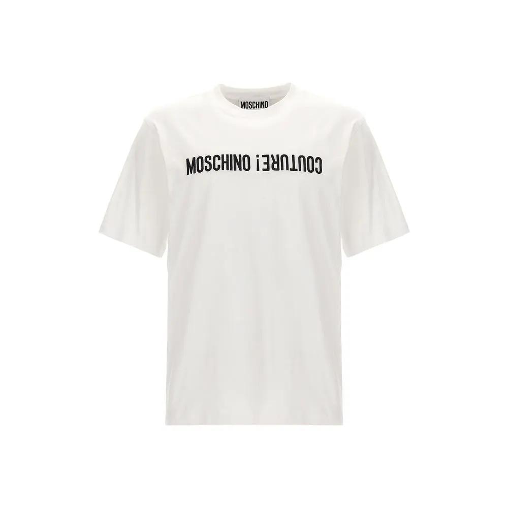 Moschino White Cotton T-Shirt