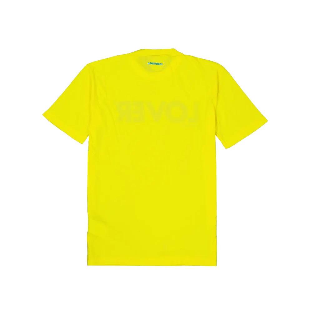 T-shirt bicolore en coton Dsquared²