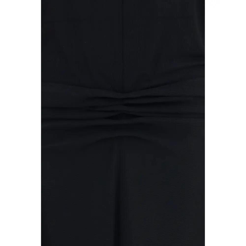The Row Black Viscose Casual Dress