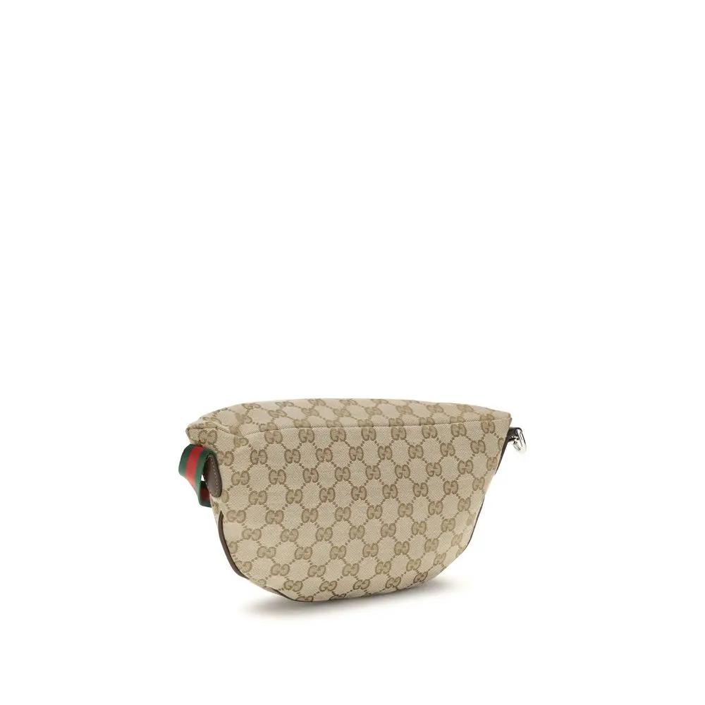 Sac bandoulière Gucci en tissu beige