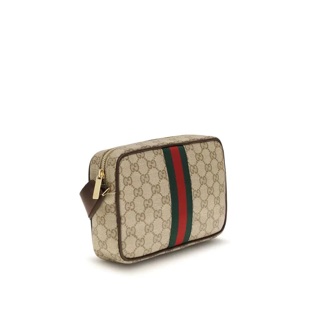 Sac bandoulière Gucci en tissu beige