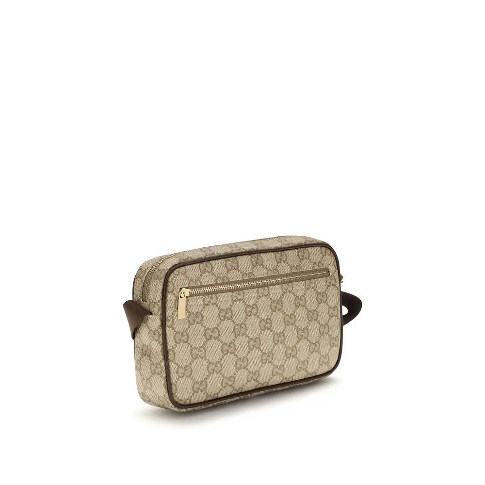 Sac bandoulière Gucci en tissu beige
