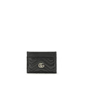Portefeuille Gucci en cuir d'agneau Ovis Aries Aries noir
