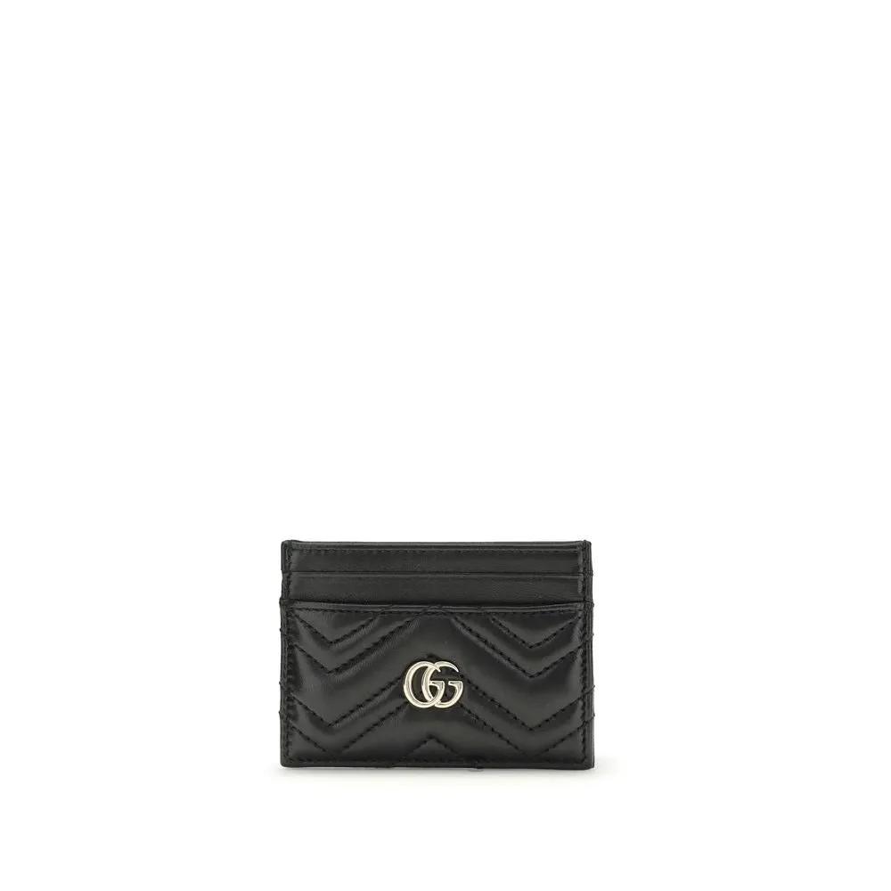 Portefeuille Gucci en cuir d'agneau Ovis Aries Aries noir