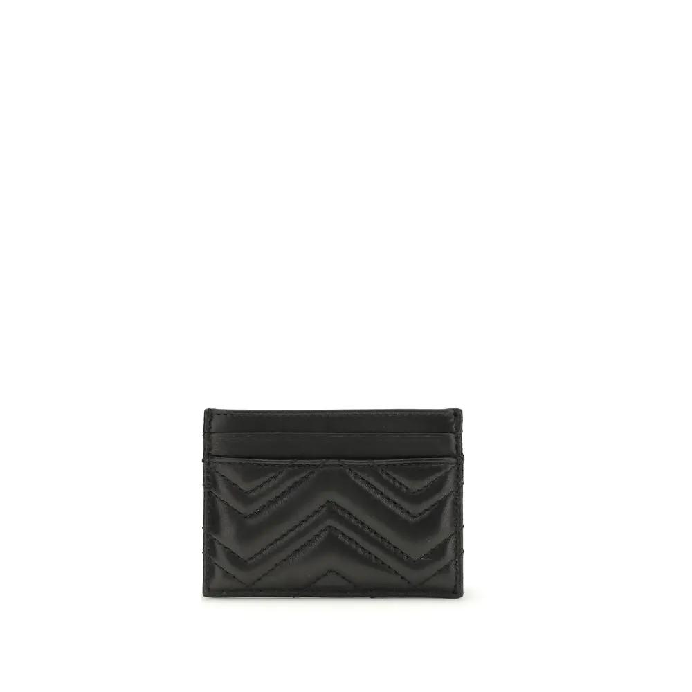 Portefeuille Gucci en cuir d'agneau Ovis Aries Aries noir