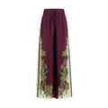 Pantalon décontracté Alemais violet en viscose