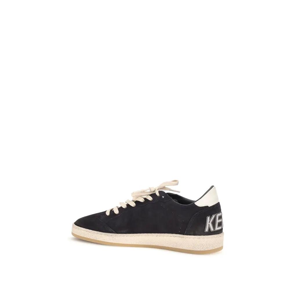 Baskets athlétiques Golden Goose en cuir de veau noir Bos Taurus