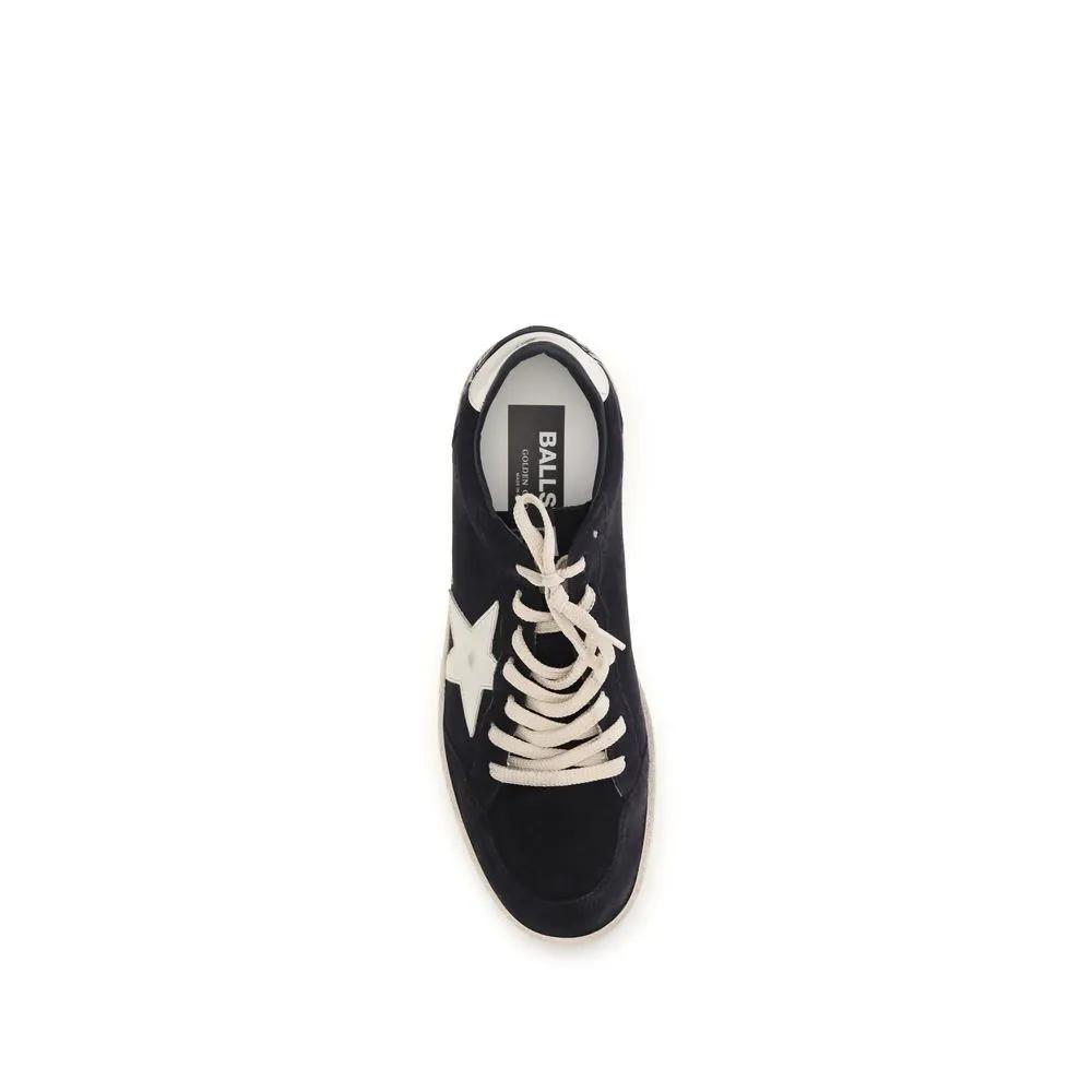 Baskets athlétiques Golden Goose en cuir de veau noir Bos Taurus