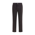 Brunello Cucinelli Brown Cotton Cropped Jeans