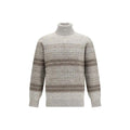 Brunello Cucinelli Gray Alpaca Vicugna Pacos Turtleneck