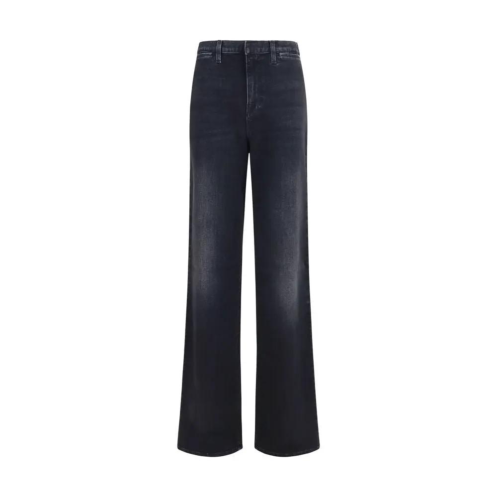 Jean droit Gucci en coton noir