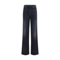 Jean droit Gucci en coton noir
