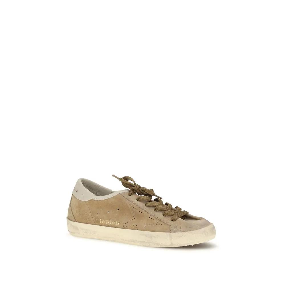 Baskets basses Golden Goose Bos Taurus en cuir de veau beige